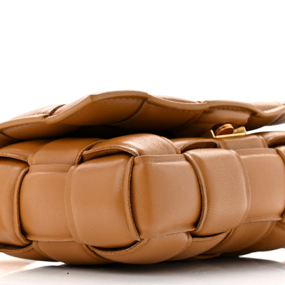 Bottega Veneta Nappa Maxi Intreccio Padded Cassette Crossbody Bag Caramel 8 of 9