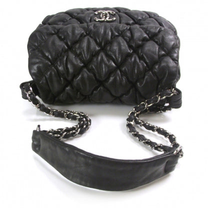 Chanel Lambskin Bubble Quilt Flap Bag Black 5 of 11