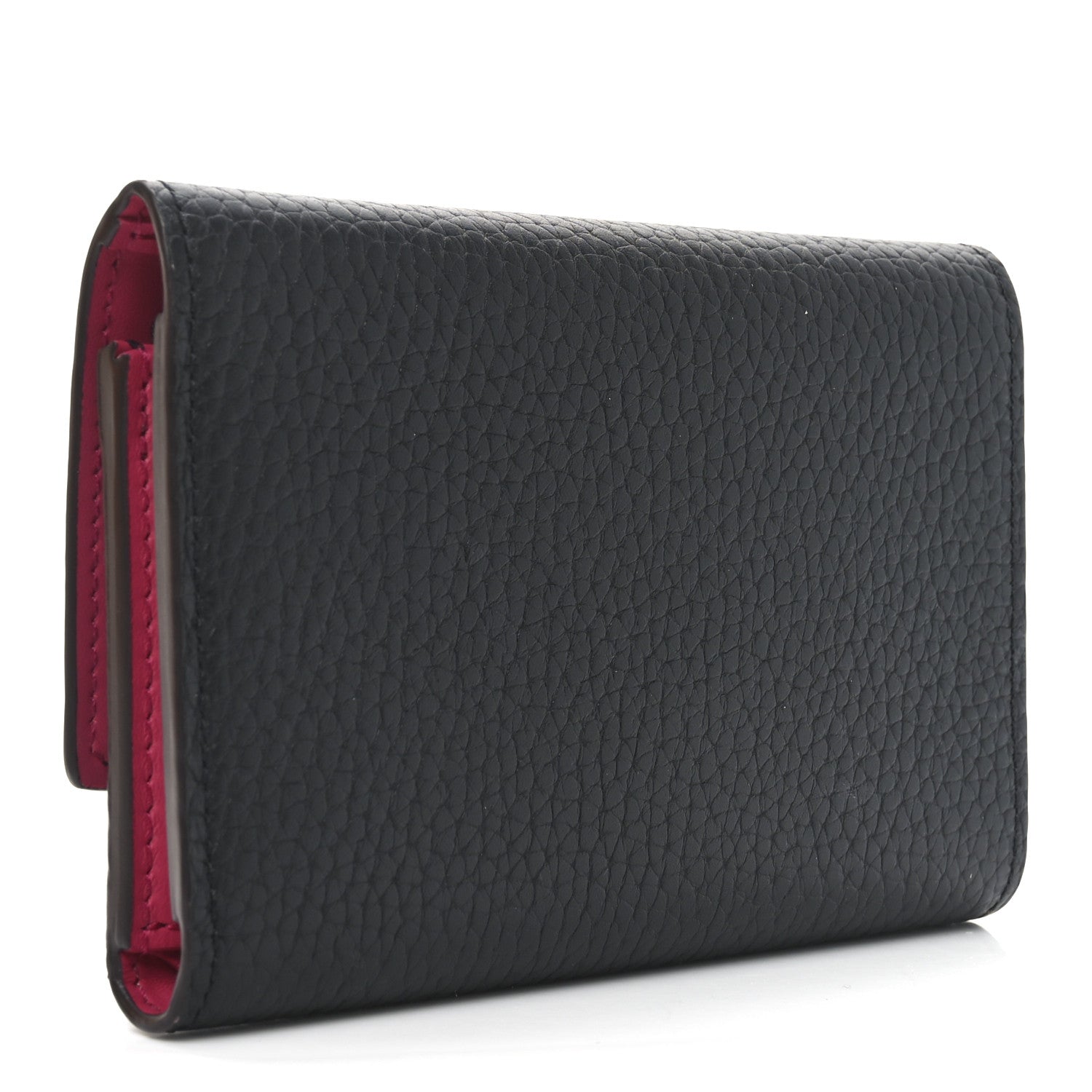 Louis Vuitton Taurillon Capucines Compact Wallet Black 3 of 7