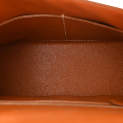 Hermes Courchevel Kelly Sellier 32 Gold 5 of 14