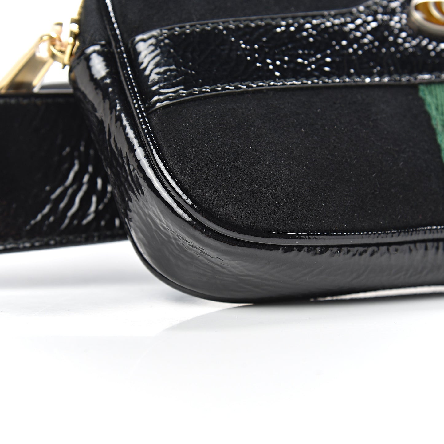 Suede Patent Ophidia Belted iPhone Case 95 38 Black
