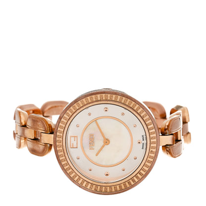 Fendi Stainless Steel Fur Mother of Pearl 36mm 35000M Fendi My Way Quartz Watch 3 of 6