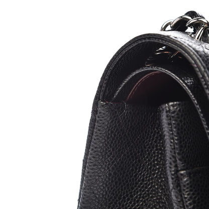 Chanel Caviar Quilted Jumbo Double Flap Black 16 of 17