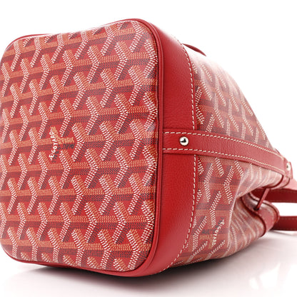 Goyard Goyardine Petit Flot Bucket Bag PM Red 10 of 10