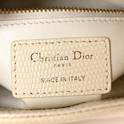 Christian Dior Lizard Mini Lady Dior White 6 of 11