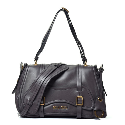 Miu Miu Grace Lux Shoulder Bag Fumo 1 of 10