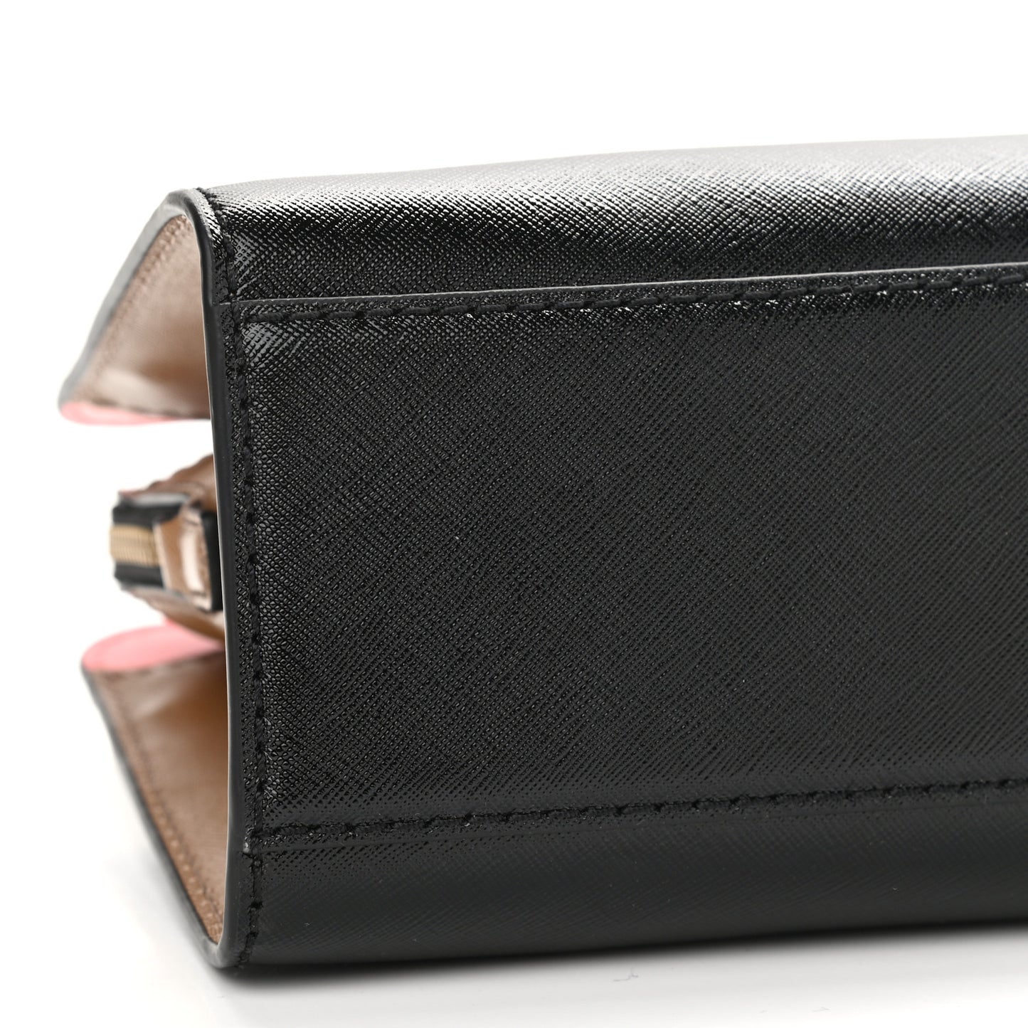 Saffiano Little Big Shot Tote Black Gazelle