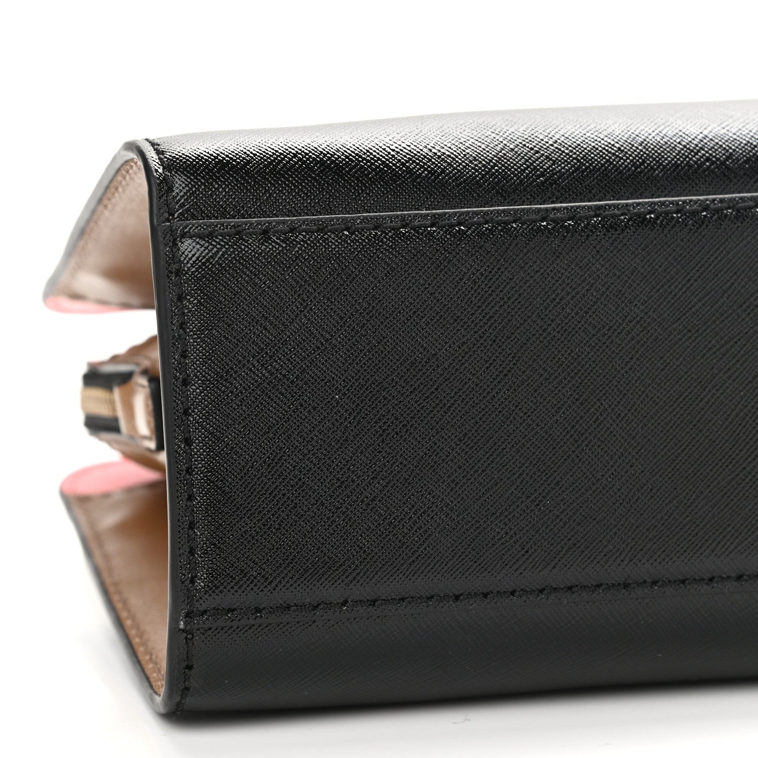 Marc Jacobs Saffiano Little Big Shot Tote Black Gazelle 10 of 11