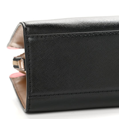 Marc Jacobs Saffiano Little Big Shot Tote Black Gazelle 10 of 11