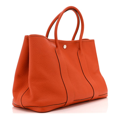Hermes Vache Country Garden Party 36 MM Orange 3 of 10