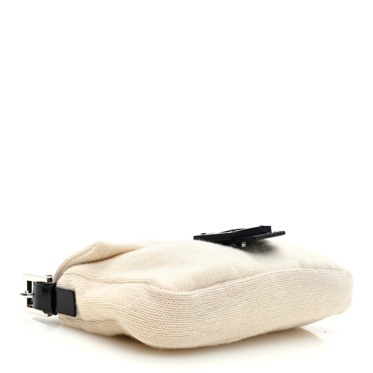 Cashmere Baguette White Black