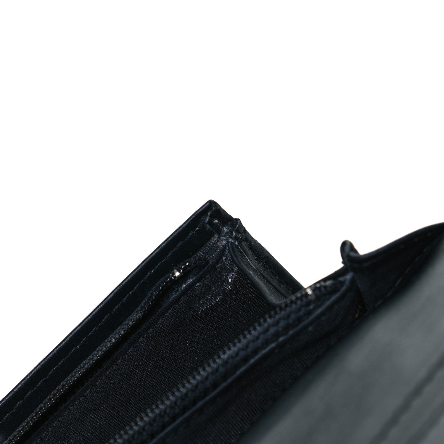 Chanel Patent Quilted Brilliant Yen Wallet Black 9 of 10