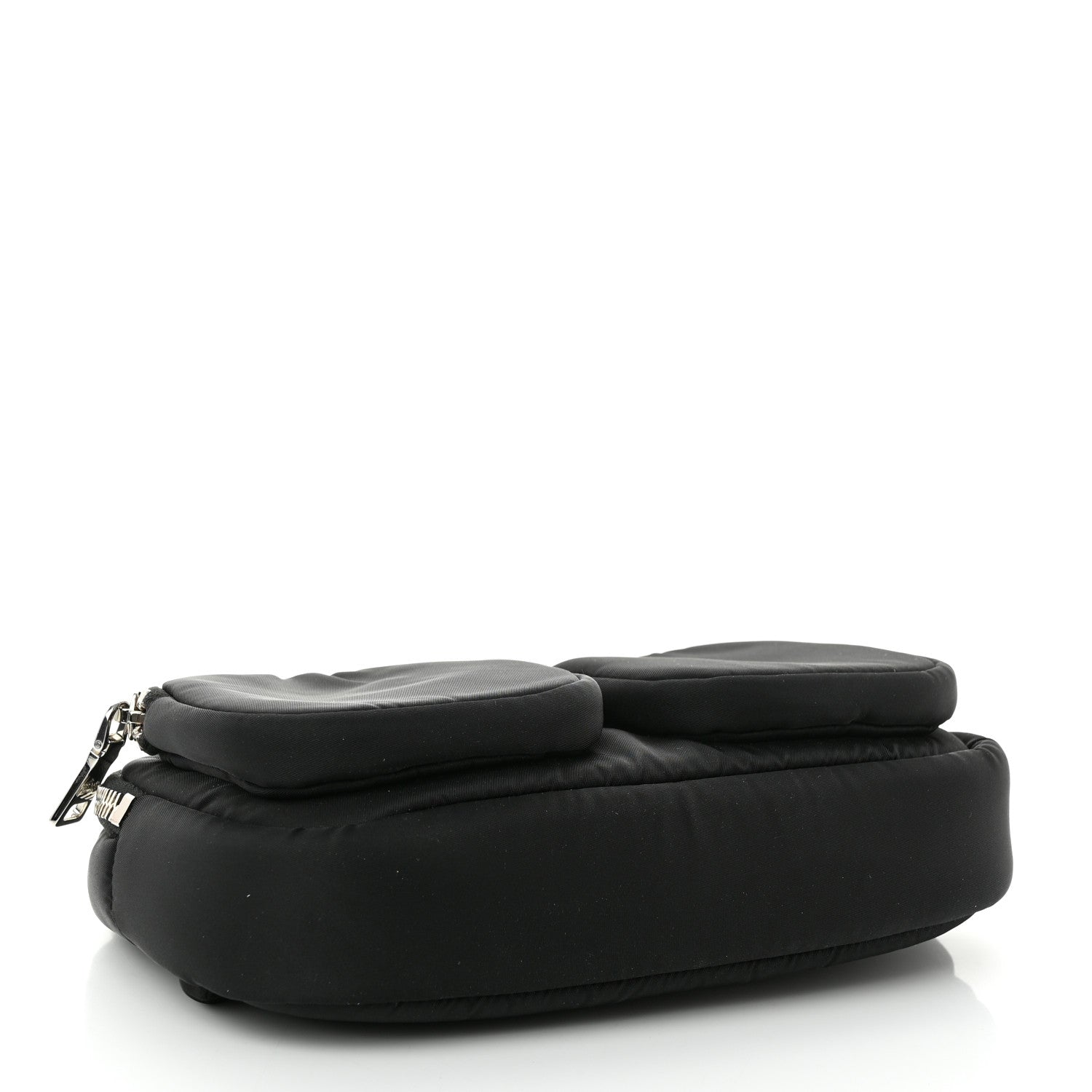 Prada Tessuto Nylon Pocket Cargo Belt Bag Black Fuoco 5 of 9