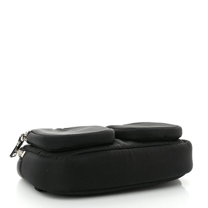 Prada Tessuto Nylon Pocket Cargo Belt Bag Black Fuoco 5 of 9