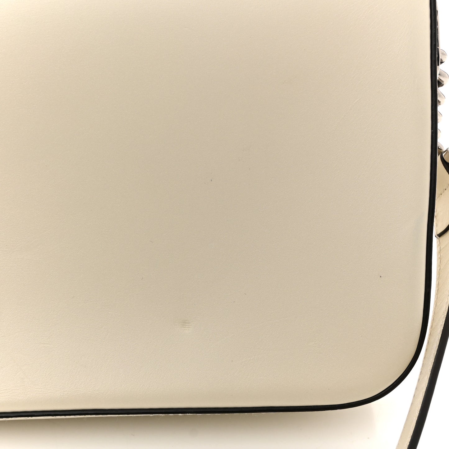 Senna Calfskin Petite GG Top Handle Shoulder Bag Mystic White