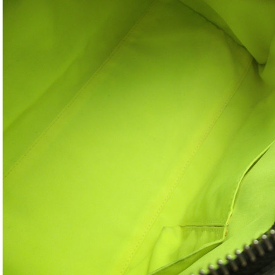 Patent Day Glo Flap Bag Black