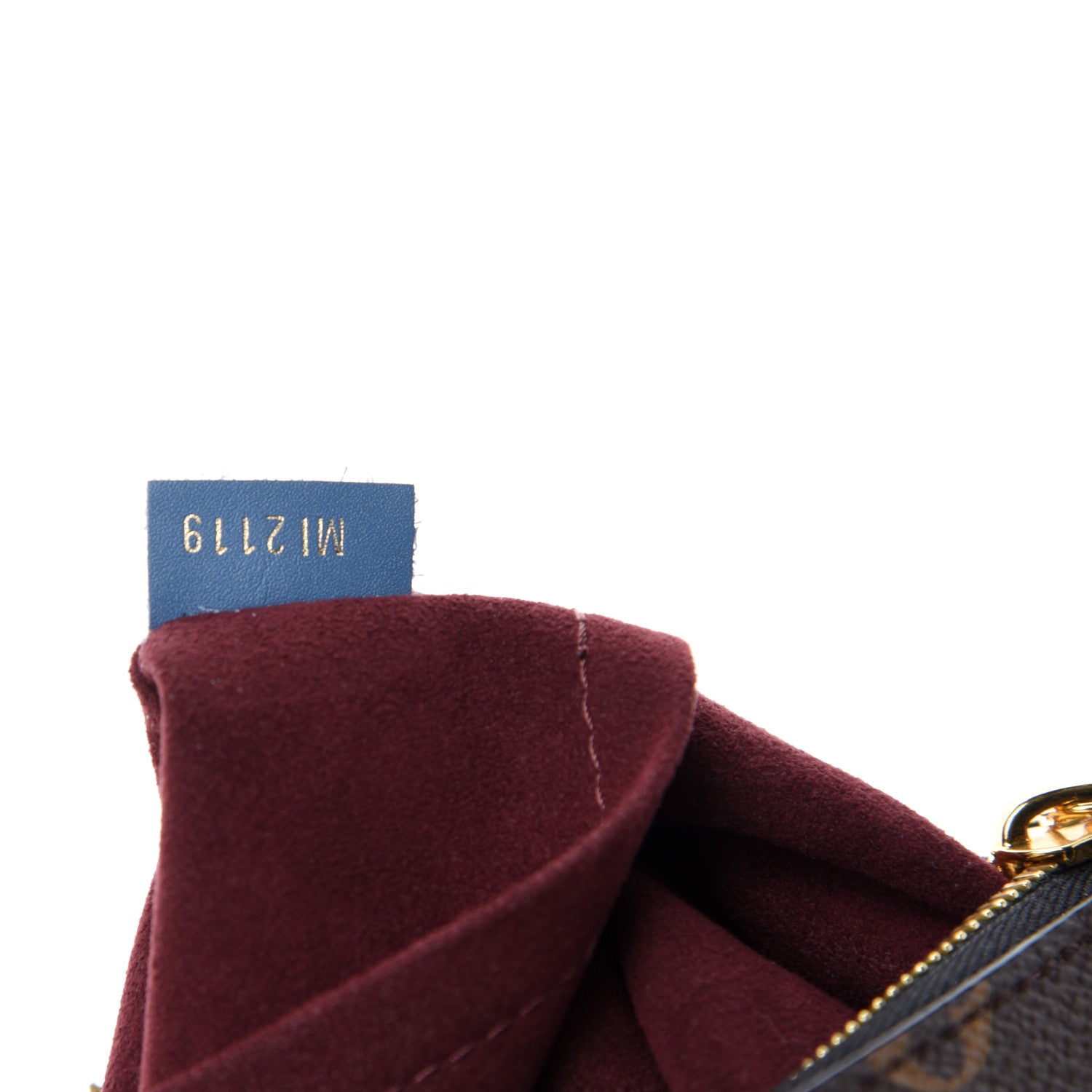 Louis Vuitton Monogram Beaubourg Hobo Mini Bordeaux Red Peach Safran Blue Jean Blue 9 of 10