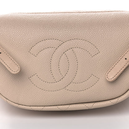Chanel Caviar Quilted Filigree Backpack Beige 9 of 13