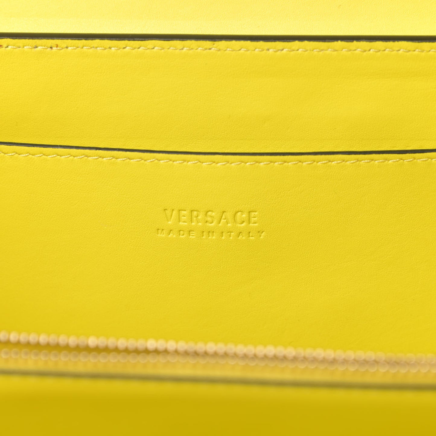 Calfskin Small DV One Yellow