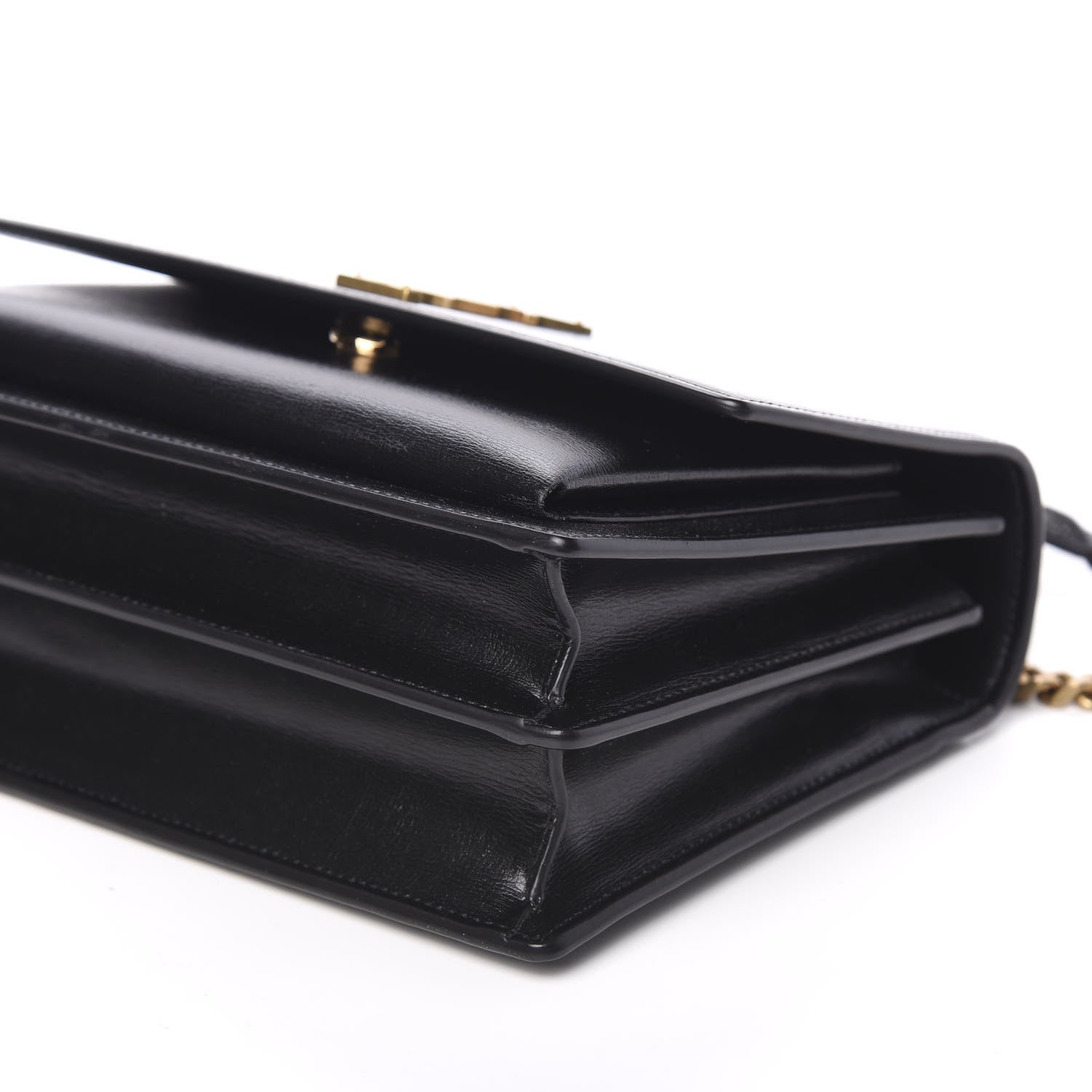 Saint Laurent Calfskin Medium Monogram Sunset Black 7 of 8