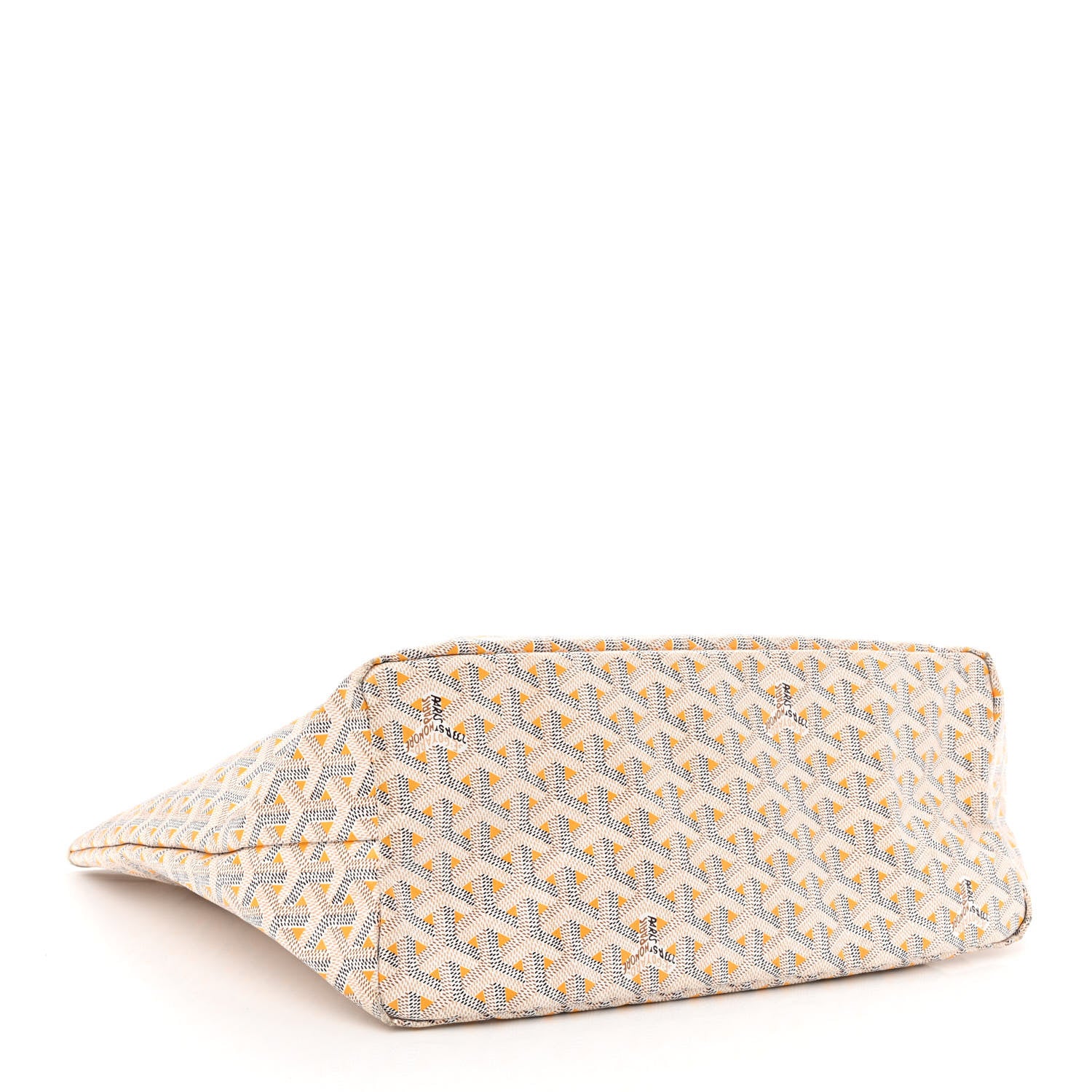 Goyard Goyardine Saint Louis Claire Voie PM White Orange 5 of 15