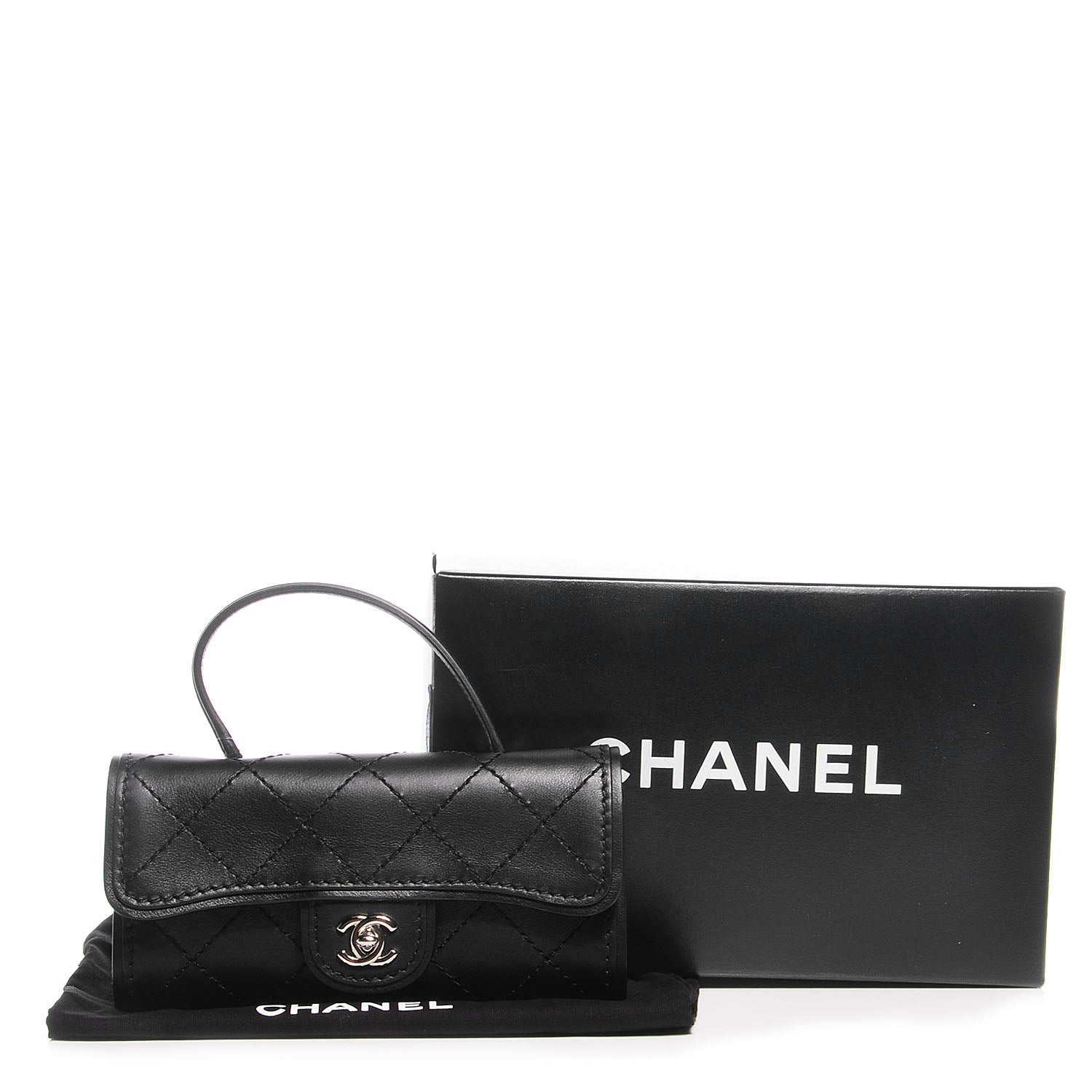 Chanel Calfskin Mini Flap Black 5 of 8