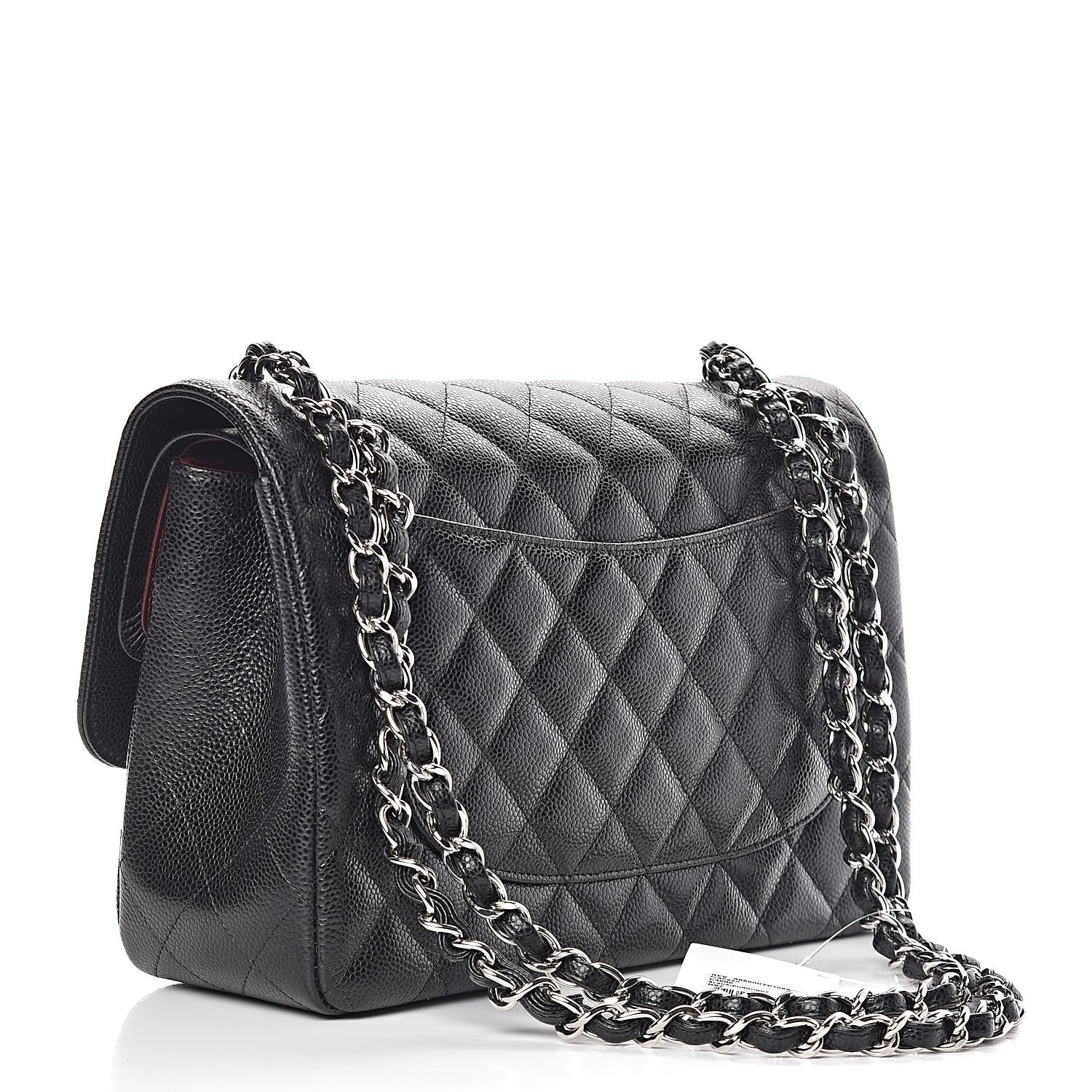 Chanel Caviar Quilted Jumbo Double Flap Black 3 of 9