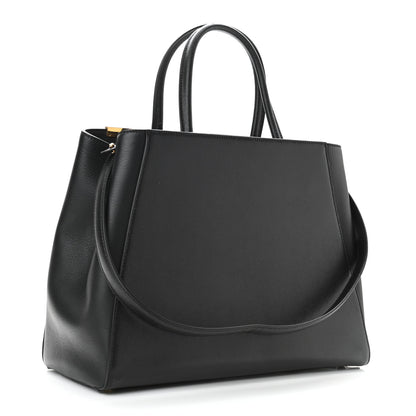 Fendi Vitello Elite Regular 2Jours Tote Black 3 of 10