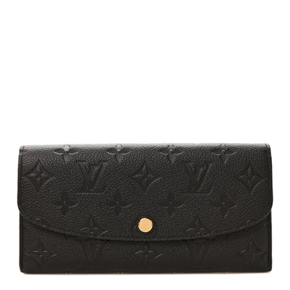 Louis Vuitton Empreinte Emilie Wallet Black Dune 1 of 6