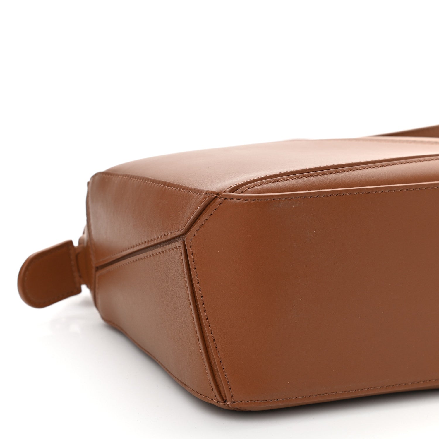 Loewe Satin Calfskin Small Puzzle Bag Pecan 7 of 8