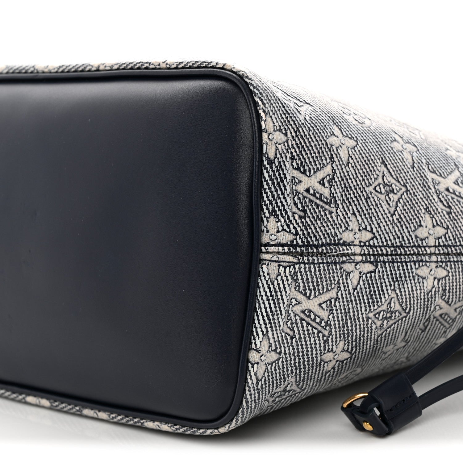 Louis Vuitton Monoglam Neverfull MM Blue 10 of 10