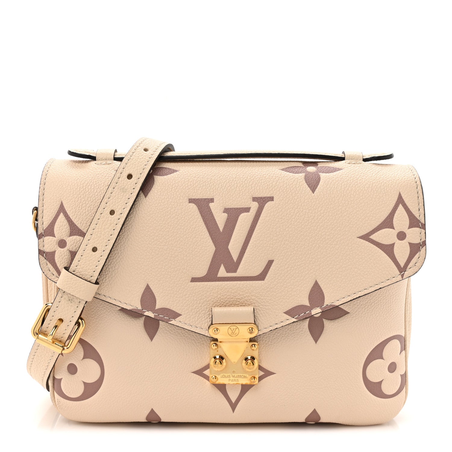 Louis Vuitton Empreinte Monogram Giant Pochette Metis Creme Bois de Rose 1 of 15