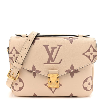 Louis Vuitton Empreinte Monogram Giant Pochette Metis Creme Bois de Rose 1 of 15