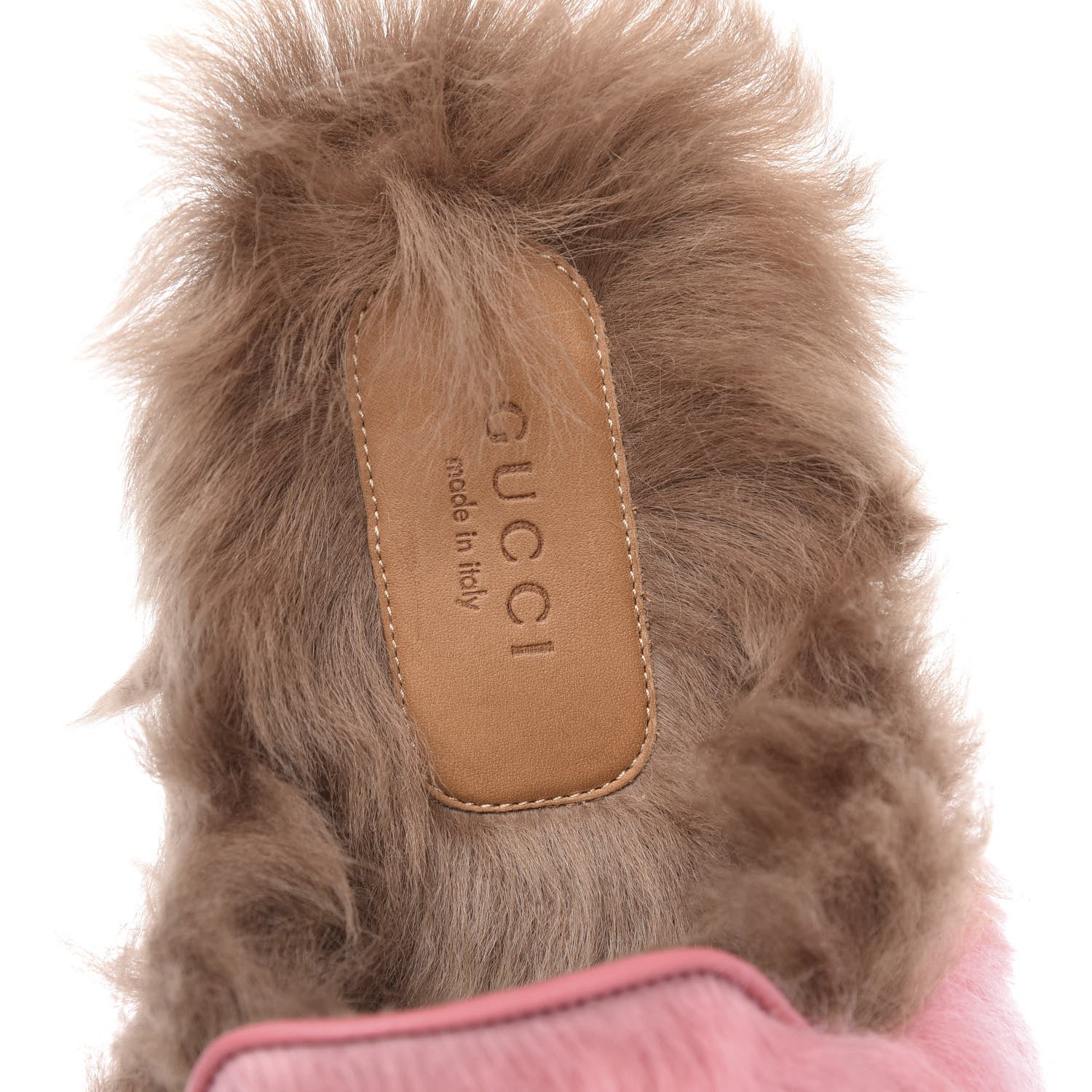Gucci Merino Wool Womens Princetown Slippers 35 Pink 5 of 8