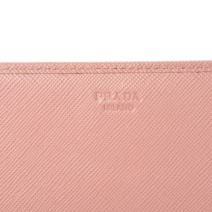 Prada Saffiano Metal Large Chain Wallet Orchidea 6 of 11