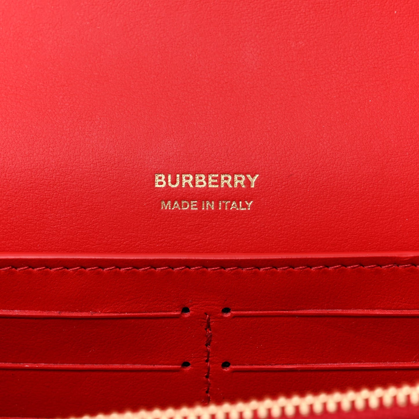 Lambskin Quilted Lola Chain Wallet Bright Red