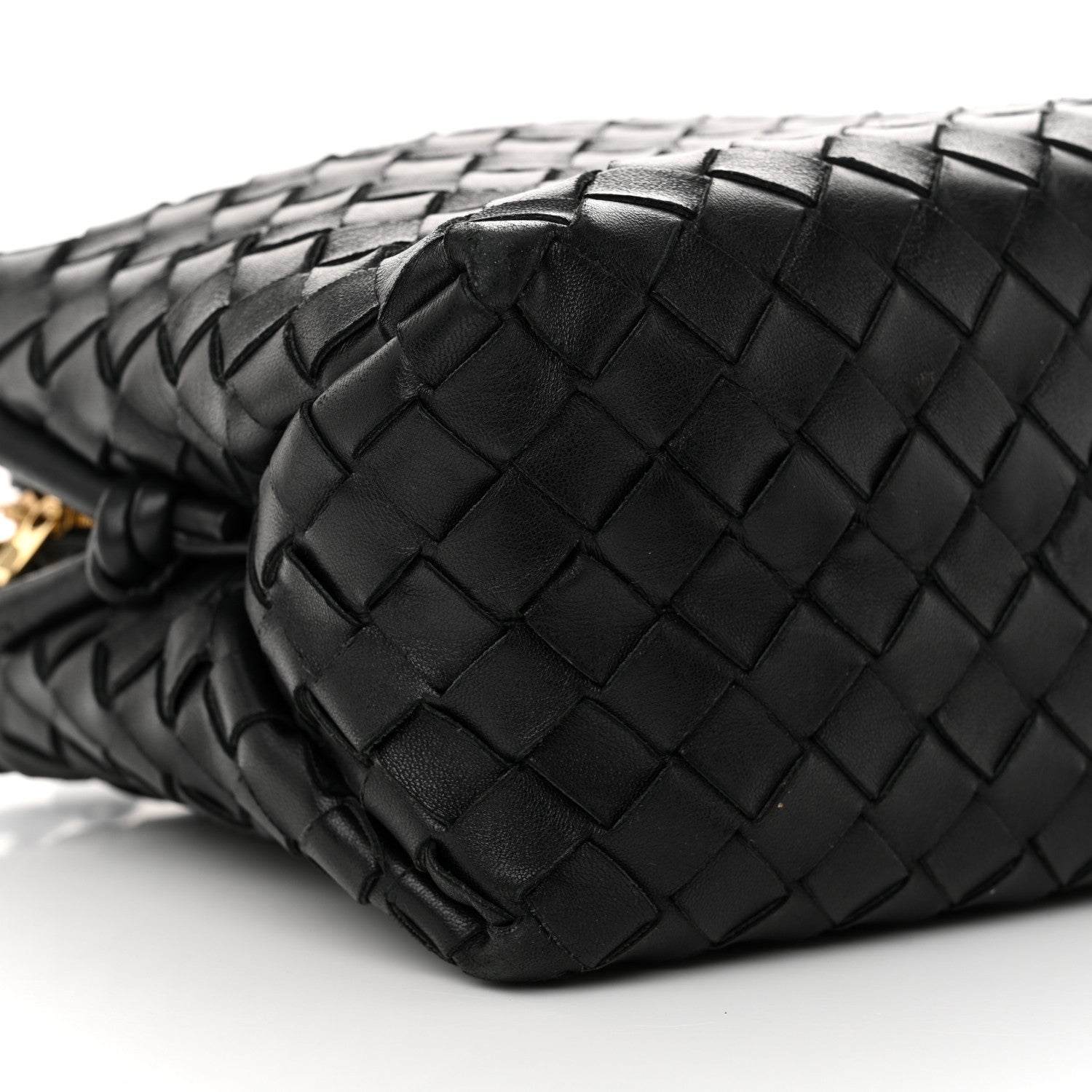 Bottega Veneta Nappa Intrecciato Medium Loop Camera Bag Black 8 of 10