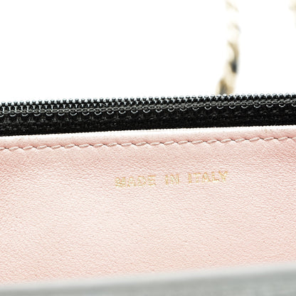 Chanel Lambskin Micro Quilted Wallet On Chain WOC Black 8 of 9