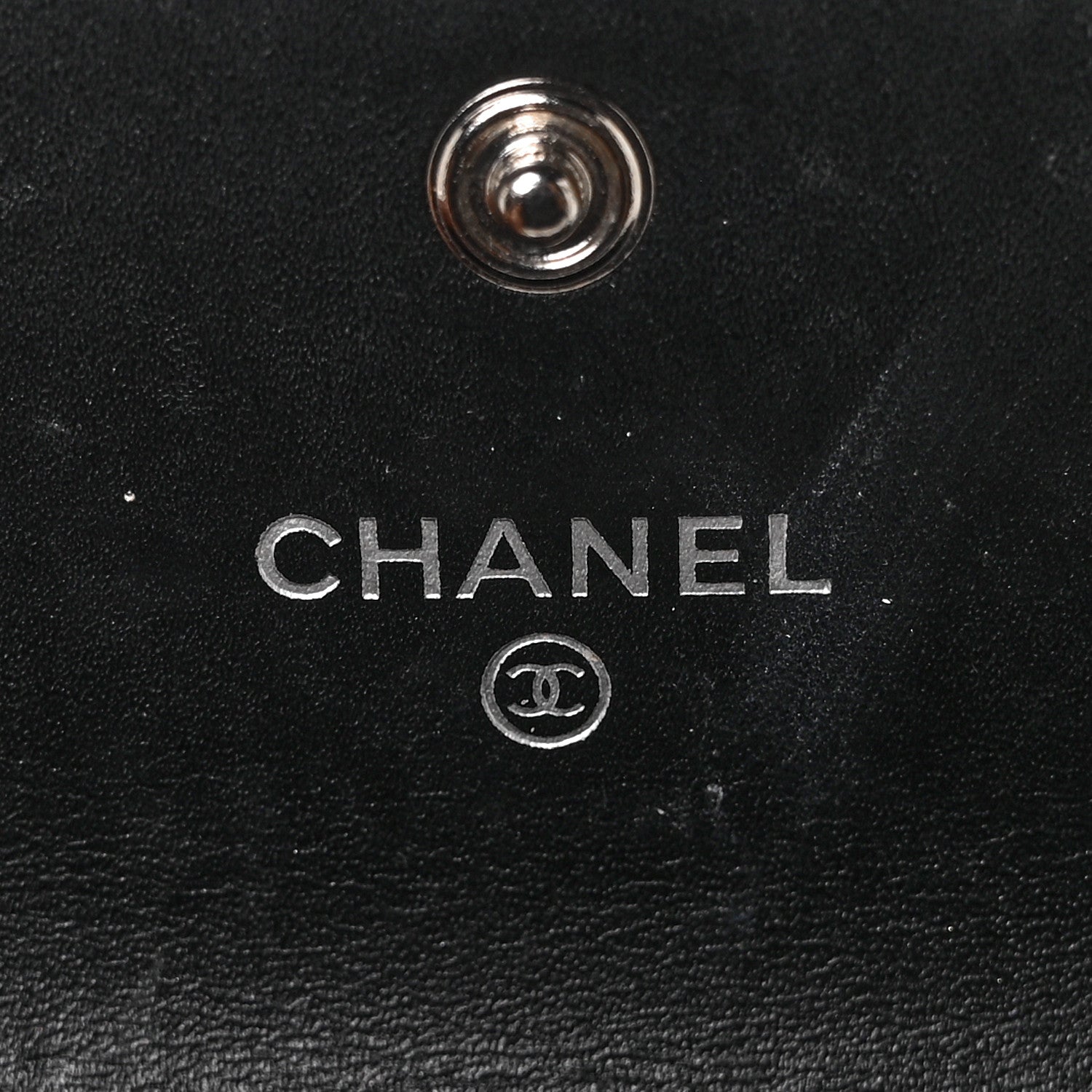 Chanel Patent Quilted Flap Card Holder Black 6 of 11