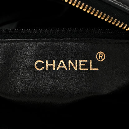 Chanel Lambskin Quilted Messenger Bag Black 6 of 11