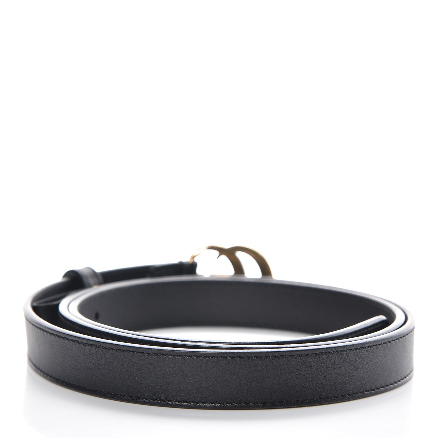 Calfskin Double G 20mm Belt 95 38 Black
