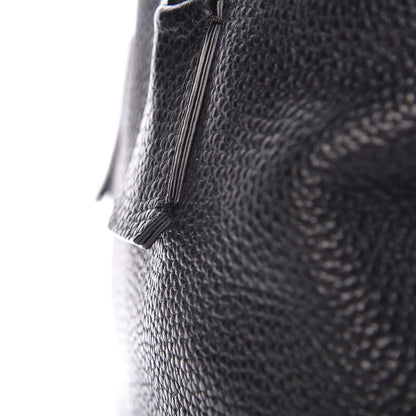 Burberry London Grainy Calfskin Medium Baynard Tote Black 8 of 9
