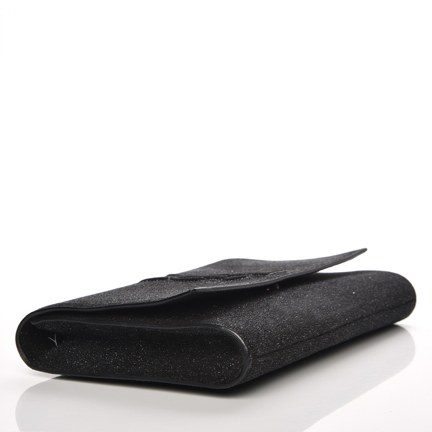 Saint Laurent Glitter Calfskin Large Belle De Jour Clutch Black 4 of 7