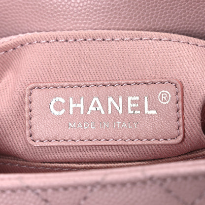 Chanel Caviar Quilted Mini Coco Handle Flap Pink 6 of 10