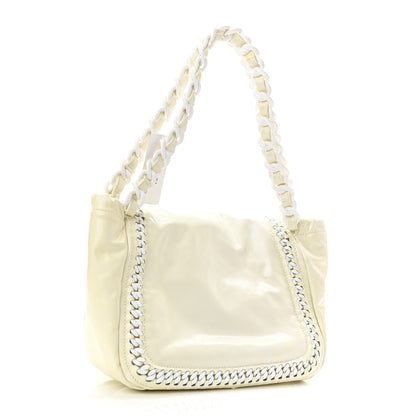 Chanel Crinkled Patent Modern Chain Flap White 3 of 13