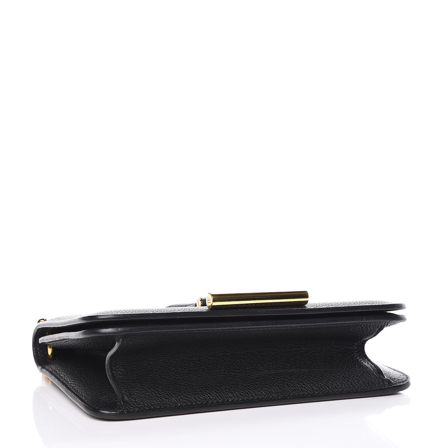 Tom Ford Grained Calfskin Tara Chain Shoulder Bag Black 4 of 8