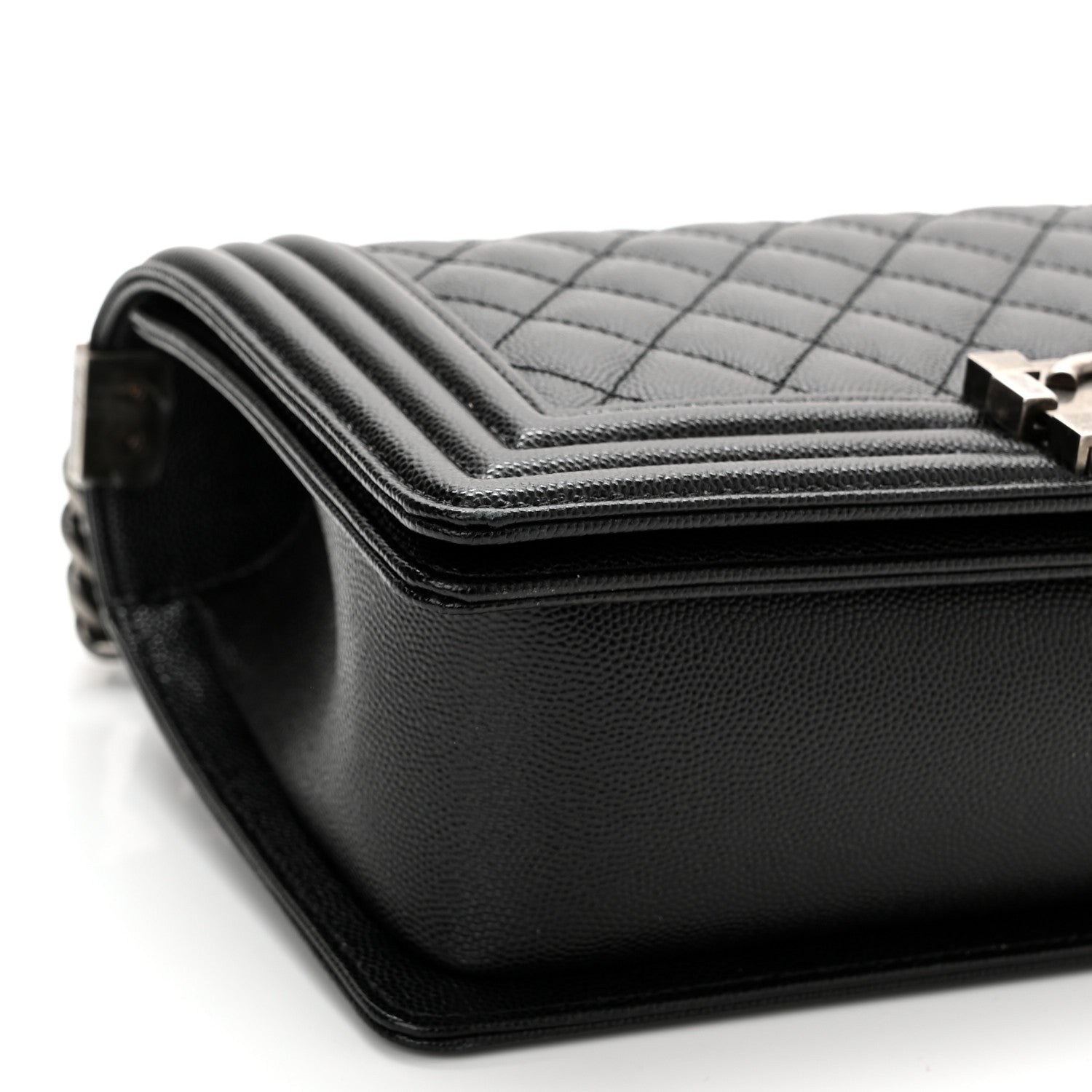 Chanel Caviar Quilted Medium Boy Flap Black 9 of 11
