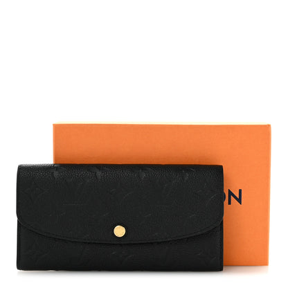 Louis Vuitton Empreinte Emilie Wallet Black Dune 9 of 9