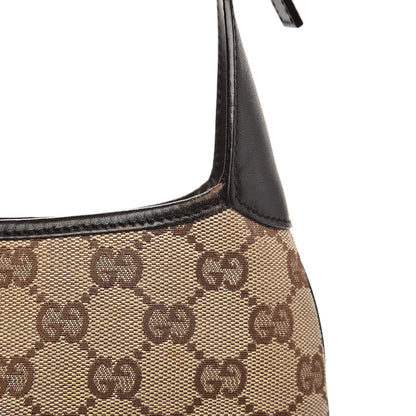 Gucci Monogram Web Small Jackie O Hobo Dark Brown 14 of 15
