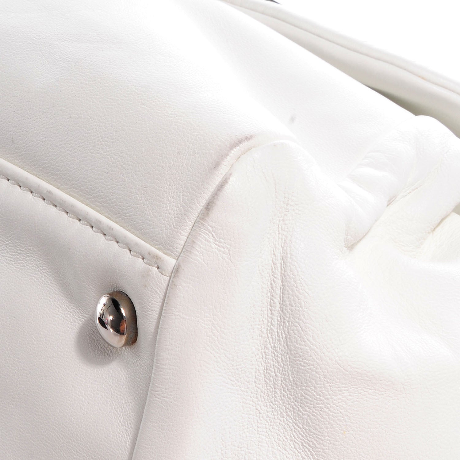 Chanel Lambskin Sensual Medium Flap White 6 of 9